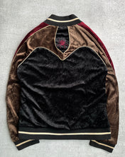 Load image into Gallery viewer, Obelisk 00s Skull Embroidered Velvet Track Jacket
