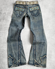 Load image into Gallery viewer, Semantic Design 00s Studded Flared Denim