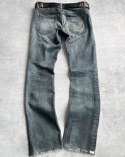 Load image into Gallery viewer, HaLb 00s Metallic Waxed Straight Cut Denim