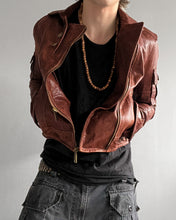 Load image into Gallery viewer, Dsquared2 FW04 Cropped Cowhide Jacket