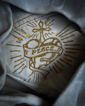 Load image into Gallery viewer, Kyoji Maruyama 00s White Washed 'Peace' Denim
