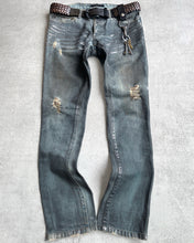 Load image into Gallery viewer, HaLb 00s Metallic Waxed Straight Cut Denim