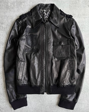 Load image into Gallery viewer, Roen 00s Deer Leather Military Jacket