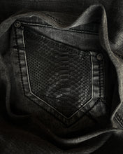 Load image into Gallery viewer, Obelisk 00s Python Skin Denim