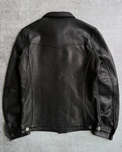 Load image into Gallery viewer, 5351 Pour Les Hommes 00s Leather Trucker Jacket
