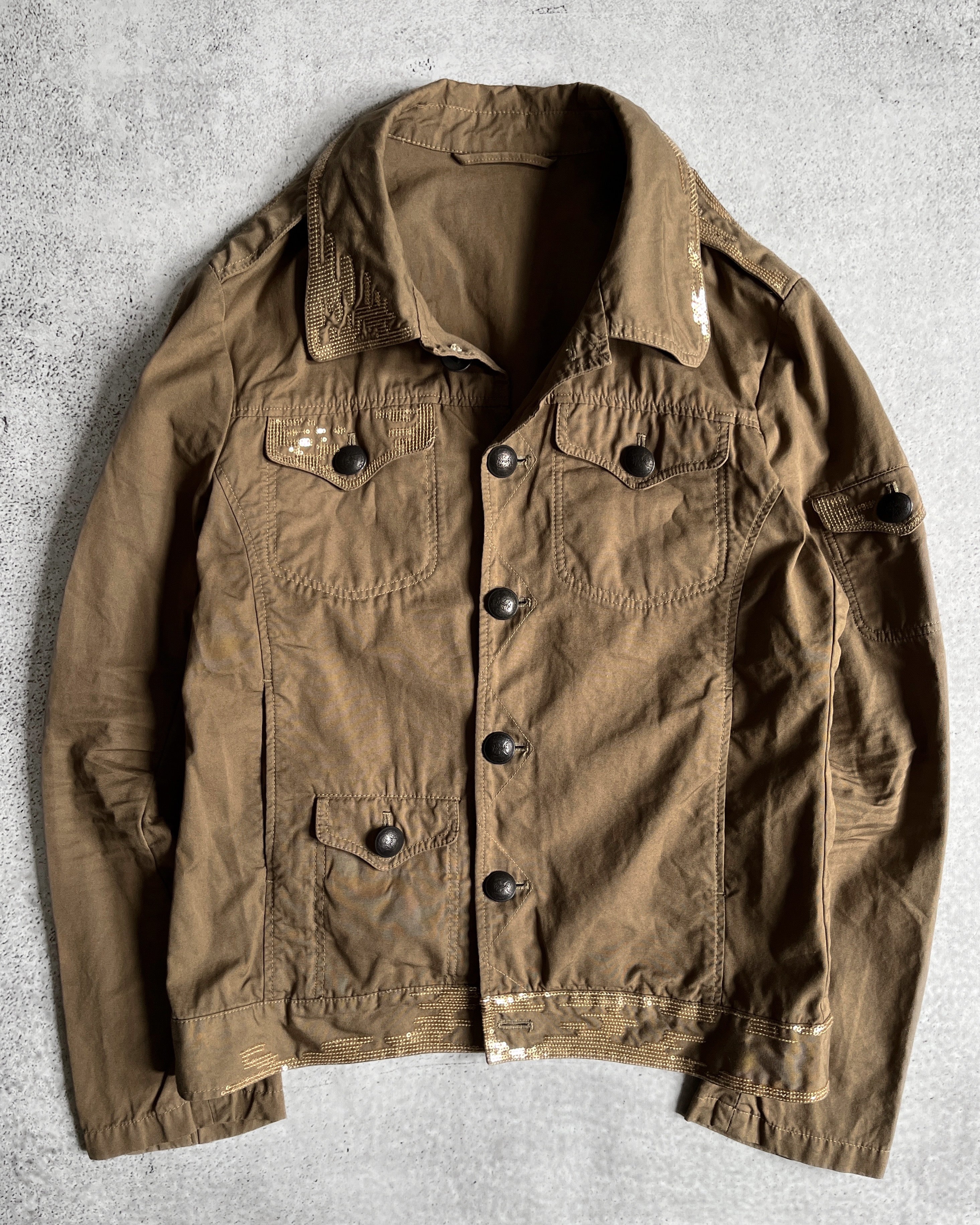 Kyoji Maruyama 00s Sequin Embellished Trucker Jacket – firstfinal