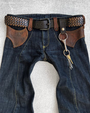 Load image into Gallery viewer, Obelisk 00s Reptile Skin Flared Denim