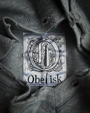 Load image into Gallery viewer, Obelisk 00s Studded and Distressed V-Neck Tee