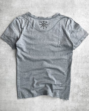 Load image into Gallery viewer, Obelisk 00s Studded and Distressed V-Neck Tee