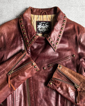 Load image into Gallery viewer, Tornado Mart 00s Studded Cow Hide Leather Jacket