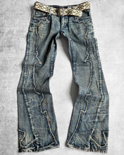 Load image into Gallery viewer, Semantic Design 00s Studded Flared Denim