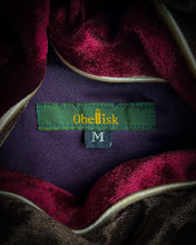 Load image into Gallery viewer, Obelisk 00s Skull Embroidered Velvet Track Jacket
