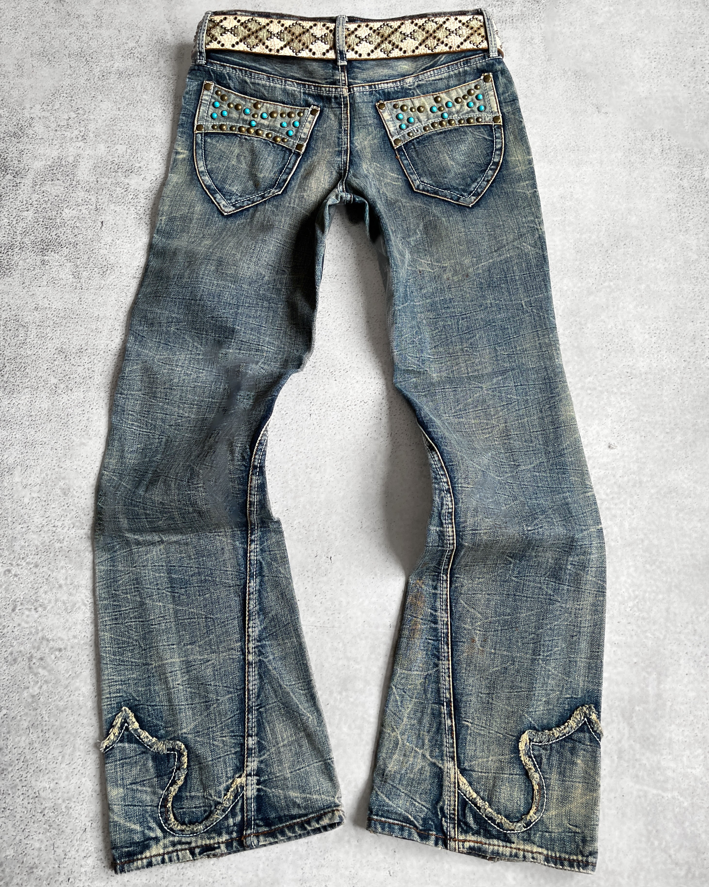 パンツ 00s semantic design gimmick flared denim Semantic Design 00s Flared Denim – firstfinal