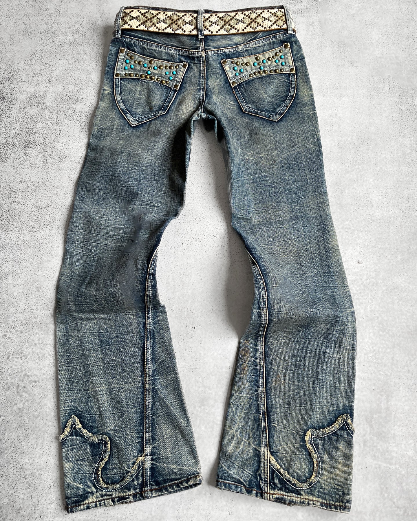 Semantic Design 00s Studded Flared Denim