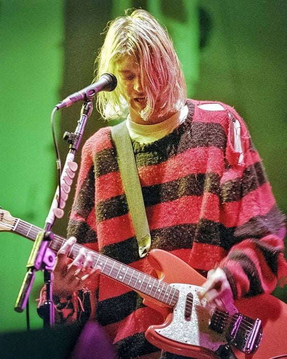 Kurt Cobain Red Hair Dolce Gabbana 00s Kurt Cobain Knit