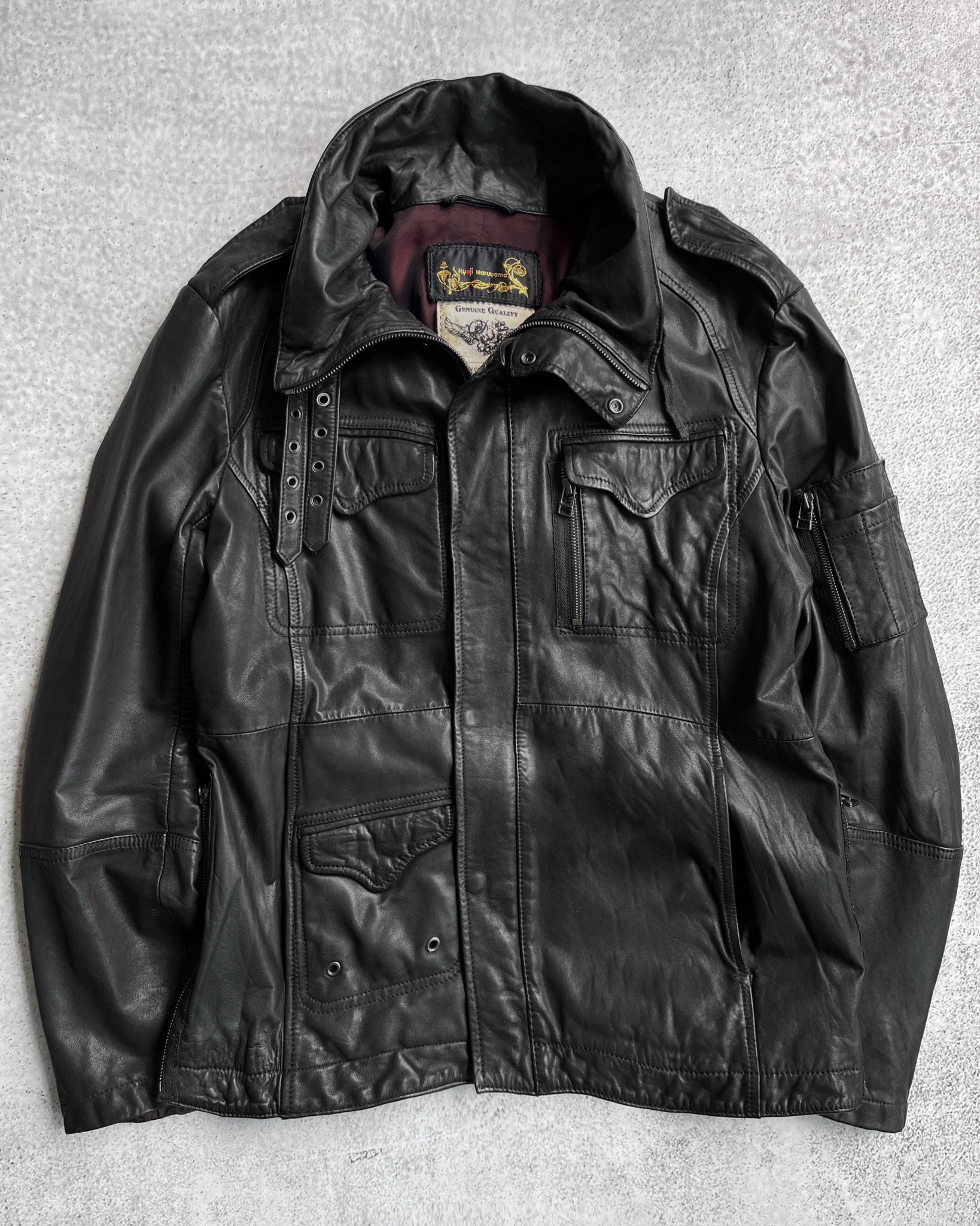 ジャケット・アウター Leather Jacket 00s Kyoji Maruyama 00s Calf Leather M-65 Jacket – firstfinal