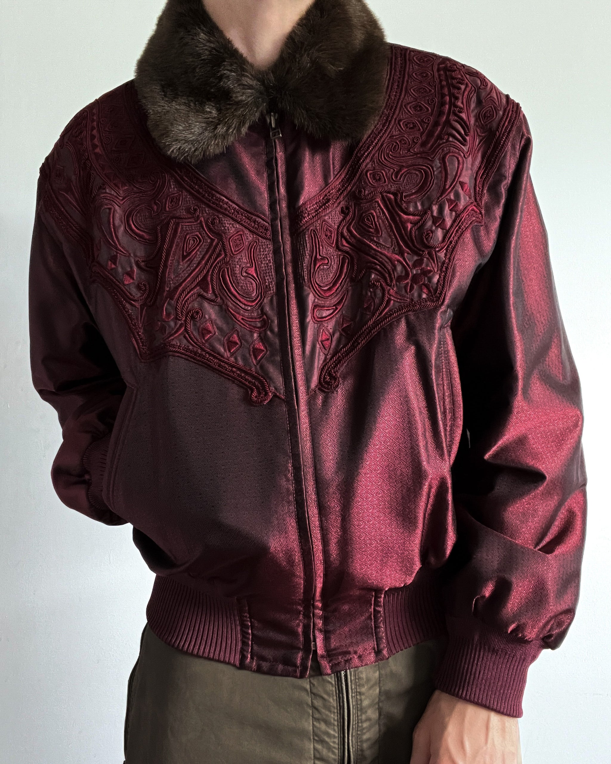 YOSHIYUKI KONISHI Fake fur gown coat Yoshiyuki Konishi 00s