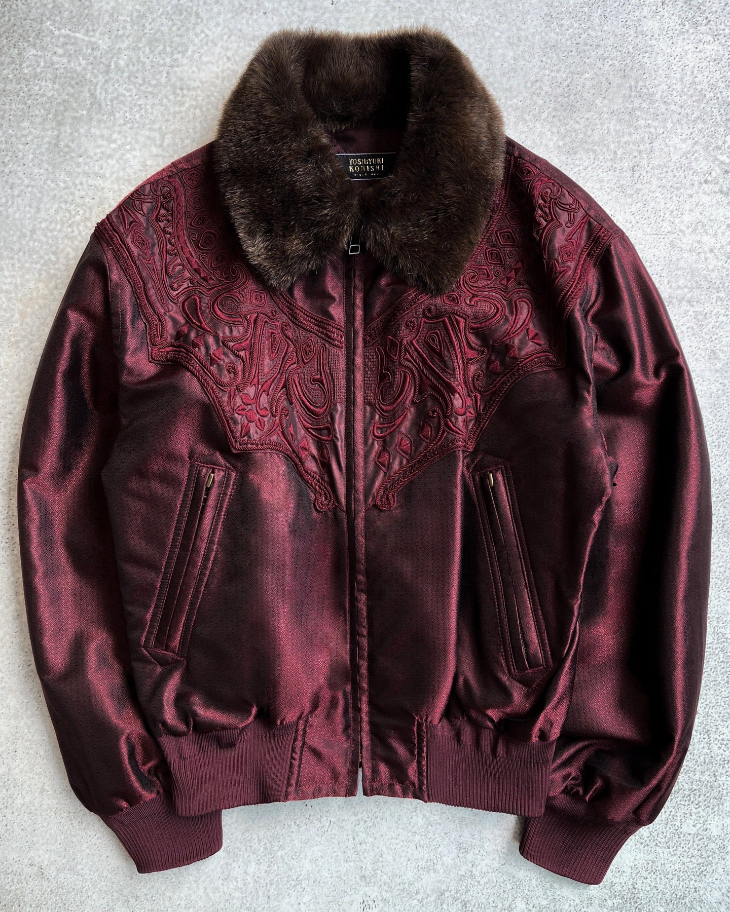 Yoshiyuki Konishi 00s Fur Quilted Bomber