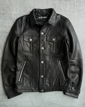 Load image into Gallery viewer, 5351 Pour Les Hommes 00s Leather Trucker Jacket
