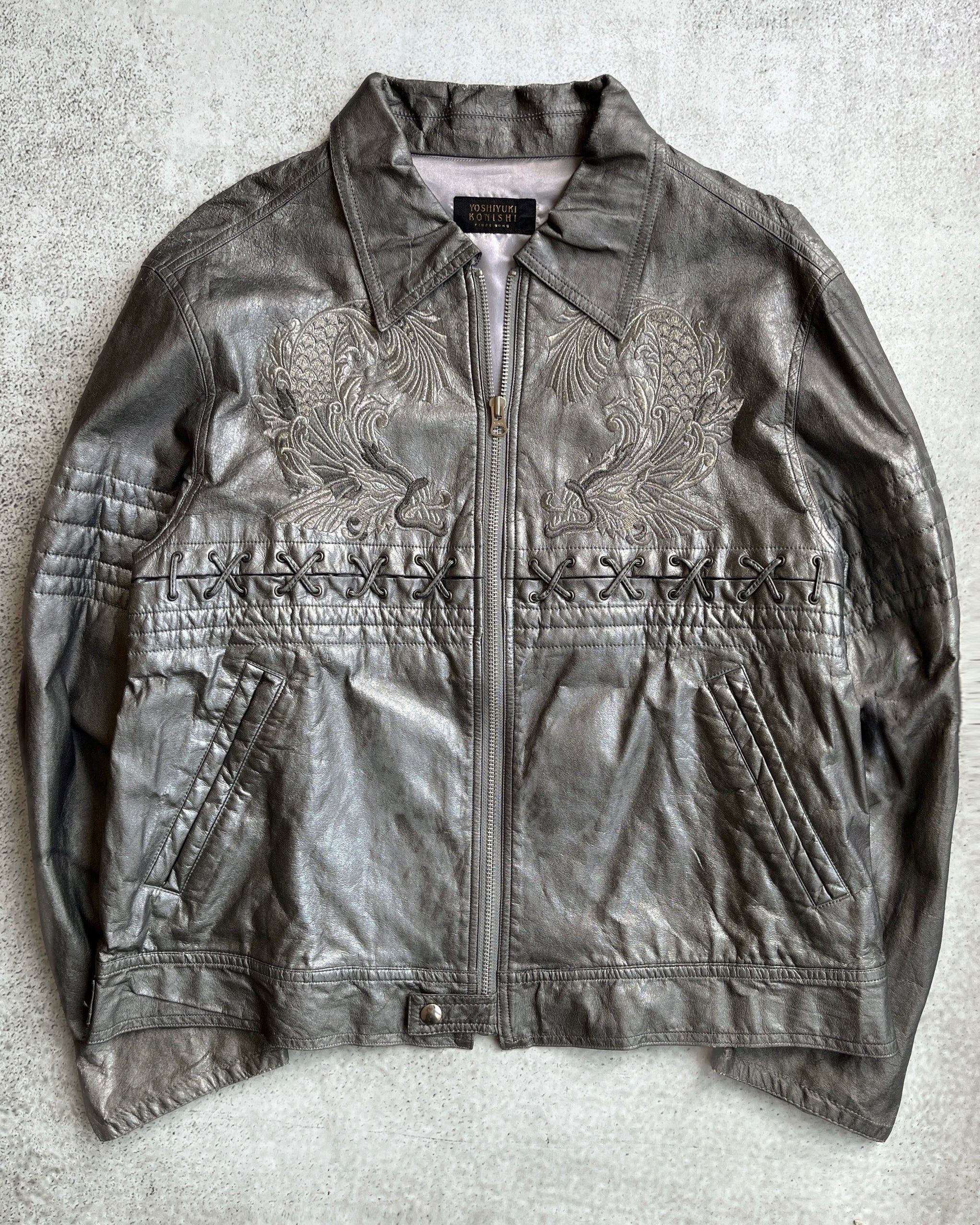 Yoshiyuki Konishi 00s Braided Bomber Jacket – firstfinal