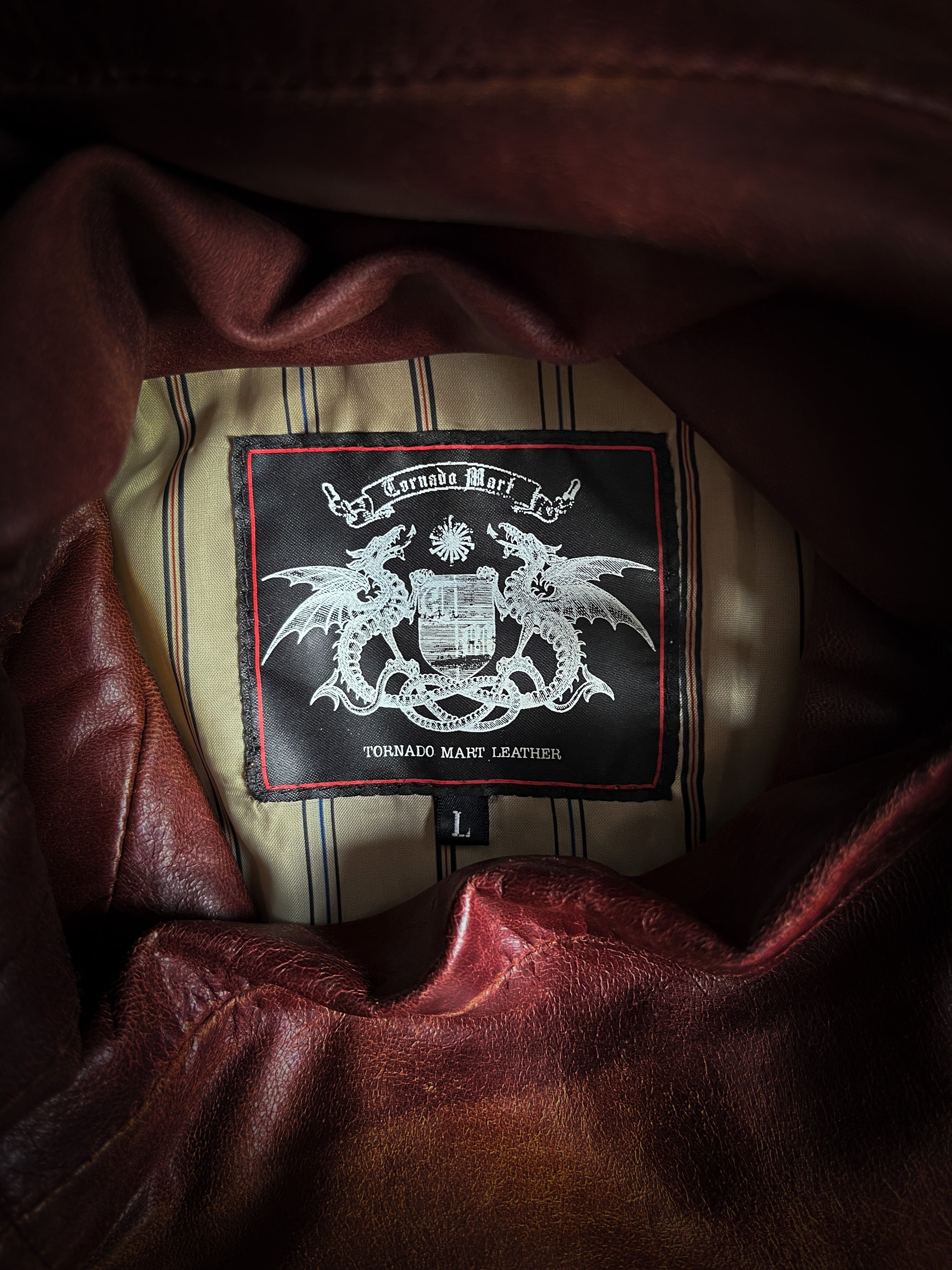 Tornado Mart leather jacket M 本革 短丈 00s Tornado Mart leather jacket M 本革 短丈 00s