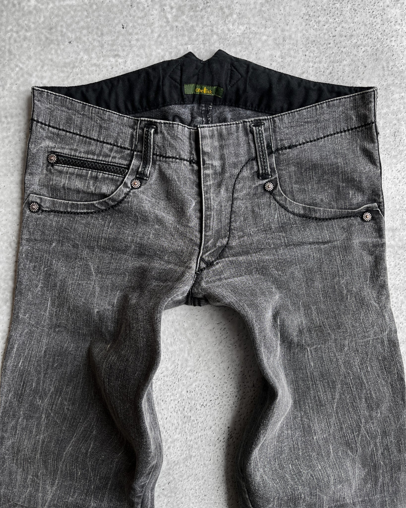 パンツ 00s obelisk python flare denim archive 00s obelisk python flare denim archive パンツ