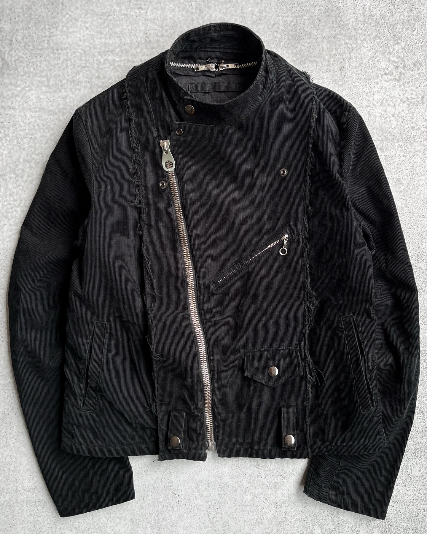 Mihara Yasuhiro SS06 Reconstructed Multi-zip Corduroy Rider Jacket