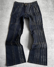 Load image into Gallery viewer, Tornado Mart 00s Nep Weave Flared Denim
