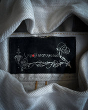 Load image into Gallery viewer, Kyoji Maruyama 00s White Washed &#39;Peace&#39; Denim
