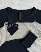 Load image into Gallery viewer, Mihara Yasuhiro 00s Distressed Striped Knit
