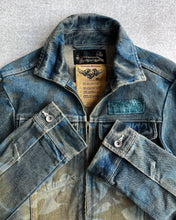 Load image into Gallery viewer, Kyoji Muruyama 00s Python Skin Denim Jacket
