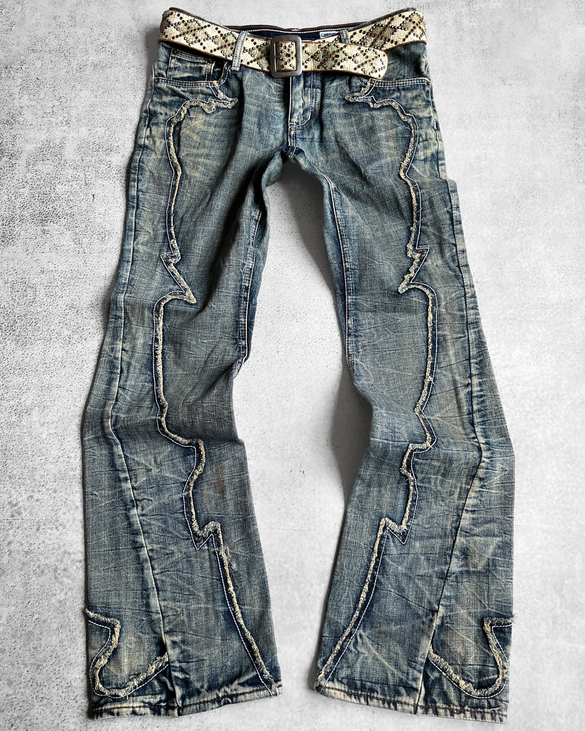 Semantic Design 00s Studded Flared Denim – firstfinal