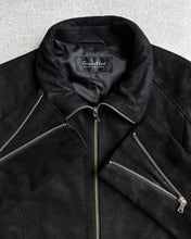 Load image into Gallery viewer, Tornado Mart 00s Lace-Up Suede Track Jacket
