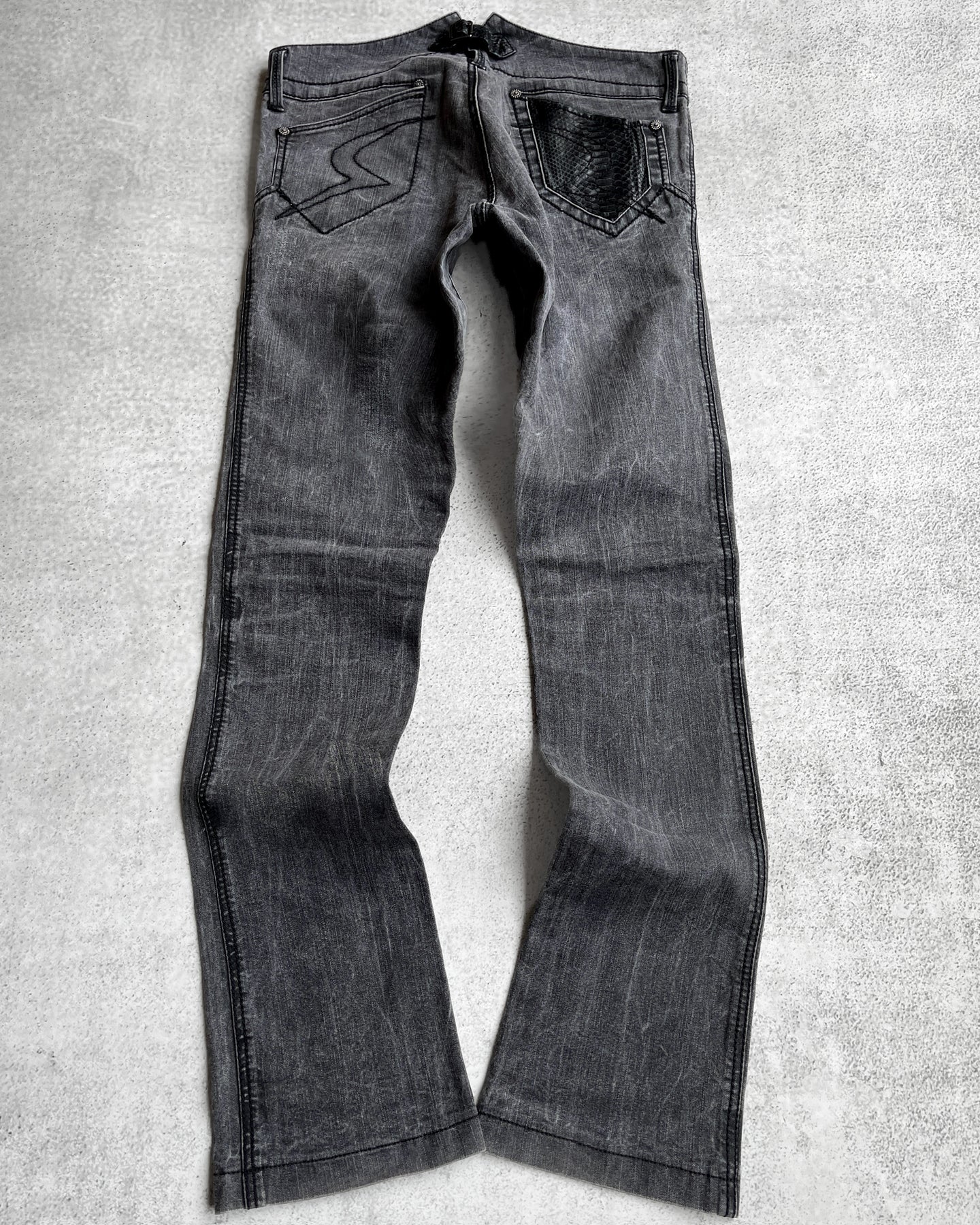 Obelisk 00s Python Skin Denim