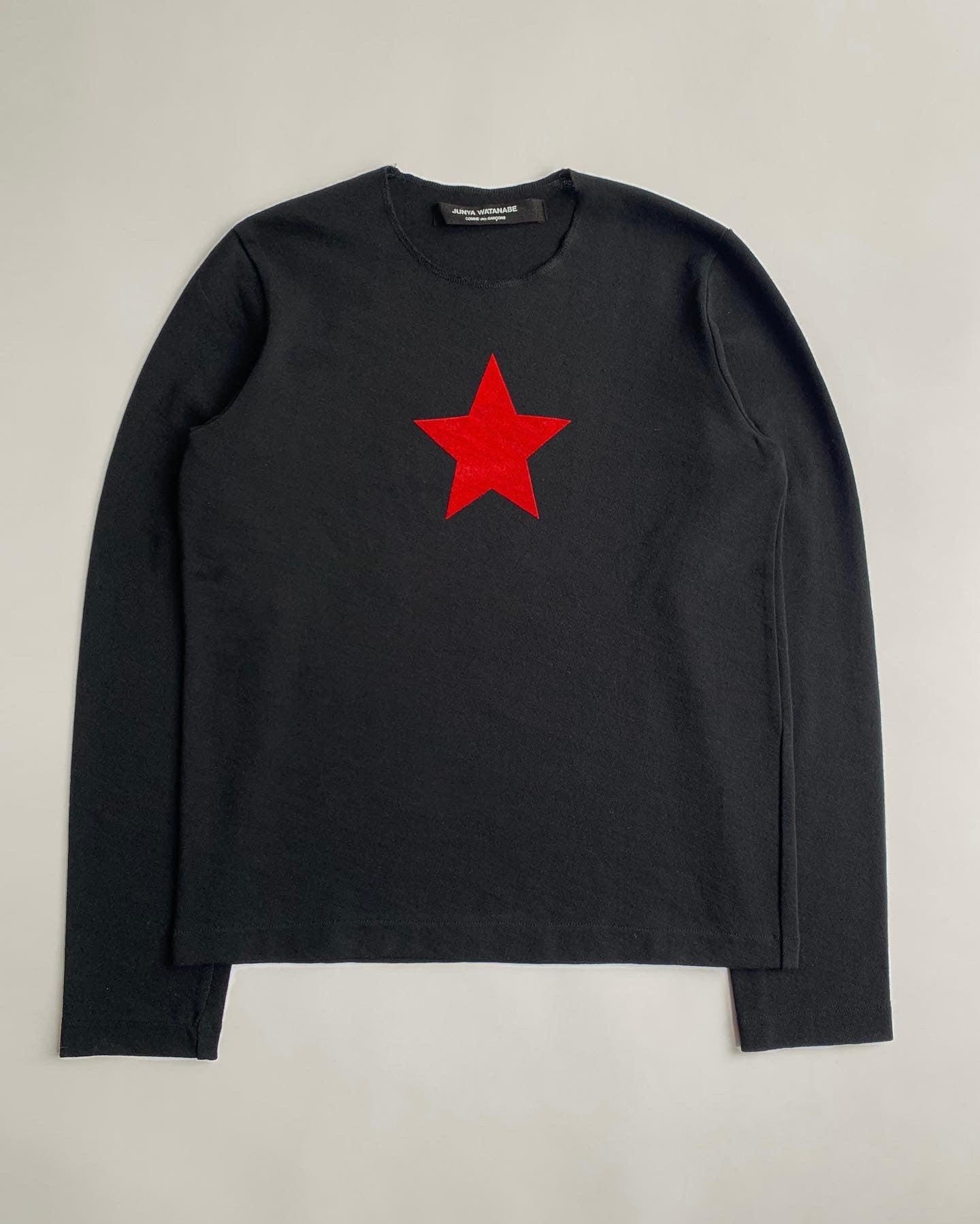 Junya Watanabe AW98 'Star' Wool Long-sleeve