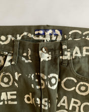 Load image into Gallery viewer, Junya Watanabe SS03 Hand Painted Graffiti Denim
