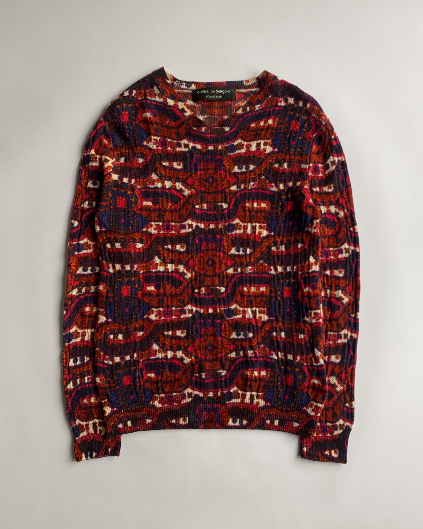 Comme Des Garcons Homme Plus AW01 Psychedelic Knit