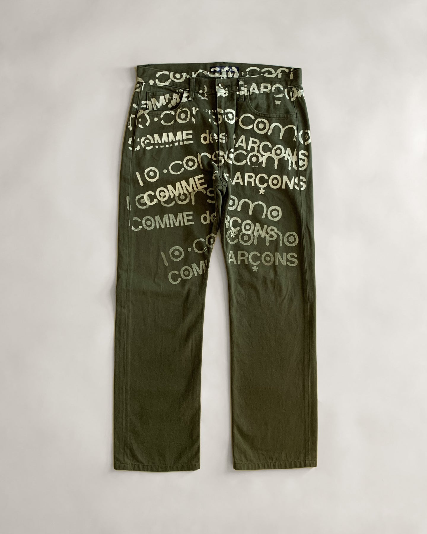 Junya Watanabe SS03 Hand Painted Graffiti Denim